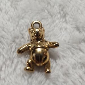 Gold Bear Pendant for Kids